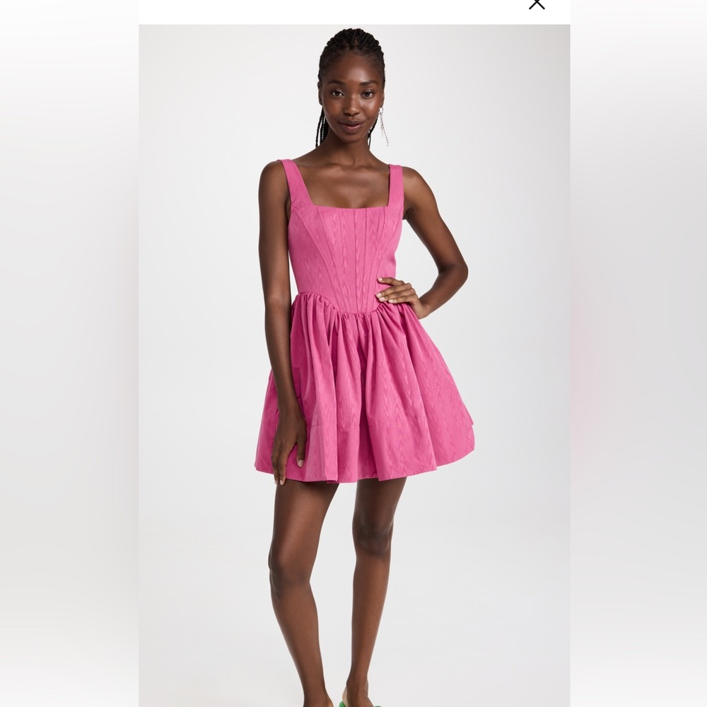 STAUD Landscape Mini Dress in Lollipop